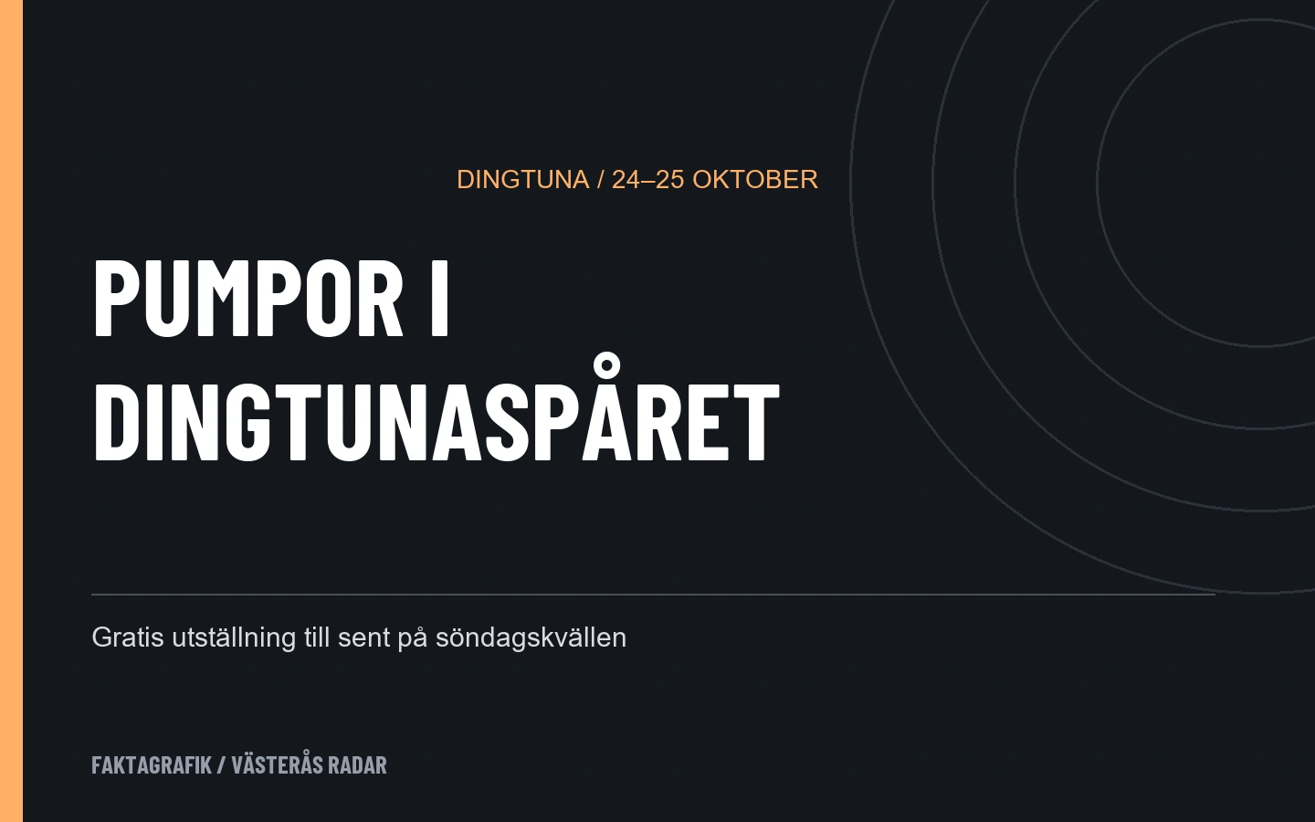 Egen typografisk illustration om pumpautställningen i Dingtunaspåret den 24–25 oktober.
